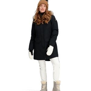 Obermeyer Sojourner Down Ski Jacket for women in size 6 black